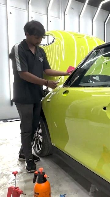 Protect your Mini Cooper with a PPF coating for long-lasting shine and durability! | #shorts смотреть онлайн