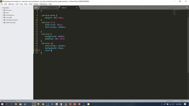 Simple hover effect Service box design смотреть онлайн