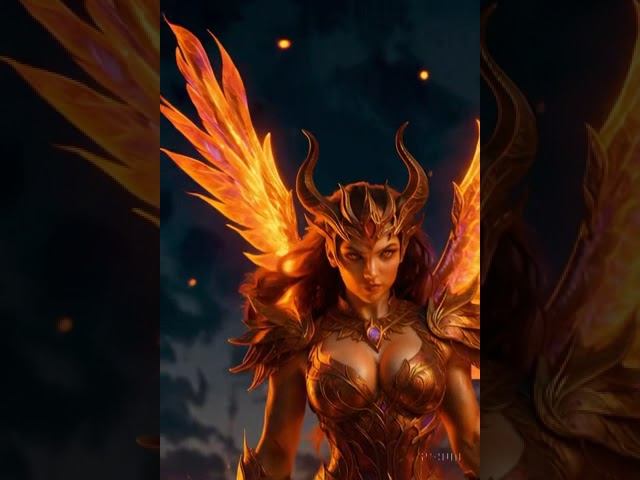 “Fire-Winged Warrior Queen - Rise from the Flames” смотреть онлайн