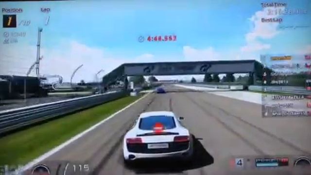 gt6 audi r8 5.2 drag racing смотреть онлайн