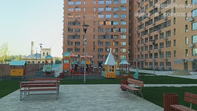 Первый корпус ЖК РиверПарк г.Королев. Как выглядит новый дом и двор снаружи смотреть онлайн