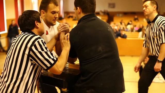 Armwrestling In Kaliningrad,  Russia. Senior Men Absolute Left