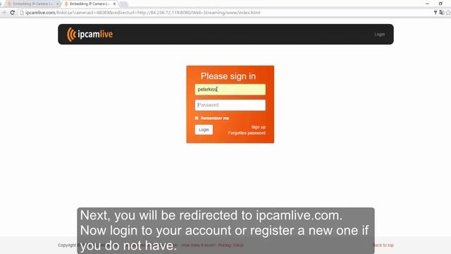IPCamLive Camera Streaming Application running on Vivotek cameras смотреть онлайн