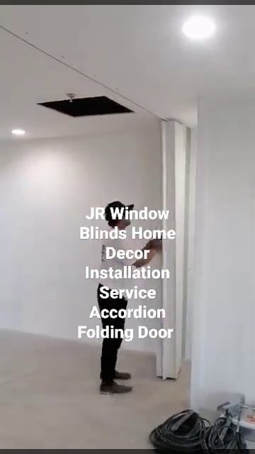 JR Window Blinds Home Decor Installation Service Direct Supplier Accordion Folding Door смотреть онлайн