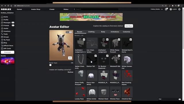 Roblox Outfit: How To Make Judgement (Helltaker)