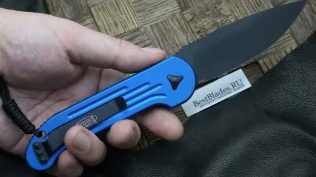 Автоматический нож Microtech L.U.D.T. Blue Standard 135-1BL смотреть онлайн