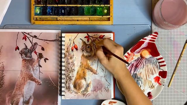 #иллюстрация #анималистика #акварель #акварельныйрисунок #art #aquarelle #watercolor #скетч #sketch