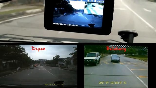 Dual Lens Dashcam Camera смотреть онлайн