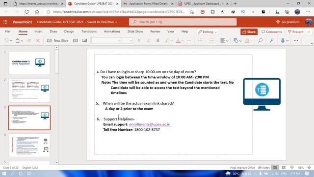 UPES Exam Slot Booking instructions | Exam dates | Guidelines for exam смотреть онлайн