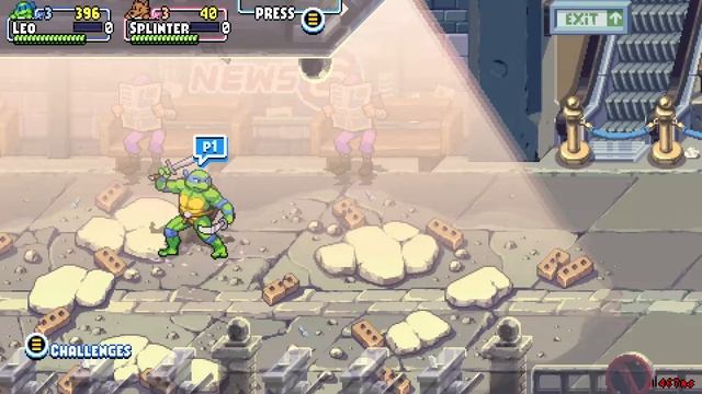 Teenage Mutant Ninja Turtles: Shredder's Revenge. Gameplay. Xbox Series X/S. #1xbox смотреть онлайн