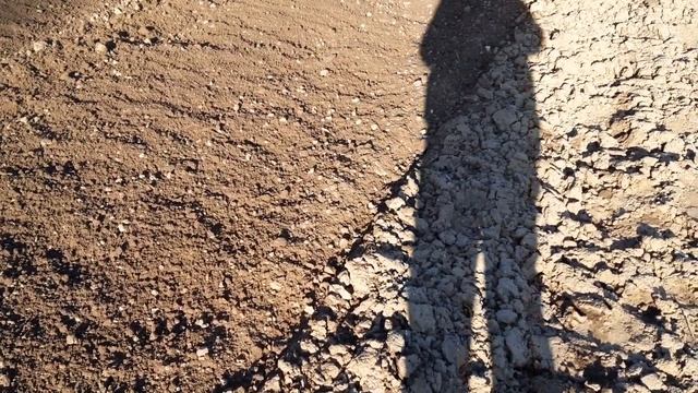 Фрезерование земли с фрезой на Т-25.