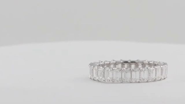 3 Carat Total Weight Emerald Cut Diamond Eternity Ring