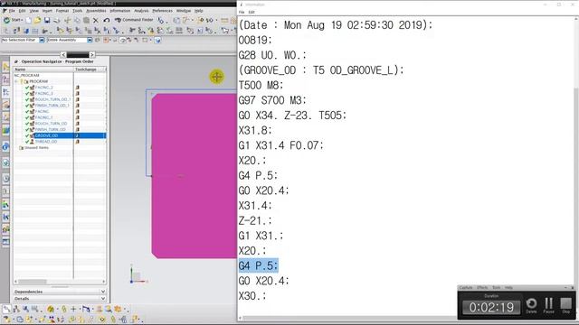 How to create Customized 2axis Turning(lathe) fanuc post With NX POST BUILDER & TCL in 18 Steps.#15 смотреть онлайн