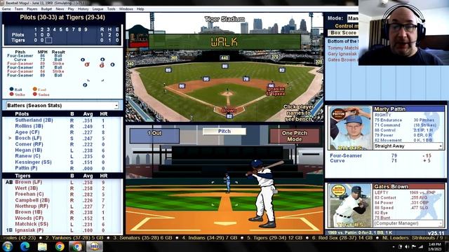 Game 64 - 1969 Seattle Pilots "What If?" Scenario v Detroit Tigers @ Tiger Stadium смотреть онлайн