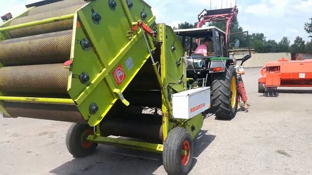 Подключение пресс подборщика claas rollant 44 к трактору. Проверка работоспособности claas 44 смотреть онлайн