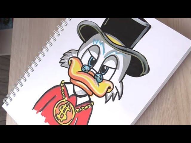 How-To Draw Scrooge McDuck | Walt Disney World смотреть онлайн