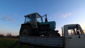 поездка за трактором ЮМЗ 6\/a trip for a tractor YUMZ 6
