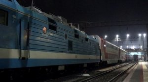 Электровоз ЭП1М-488 с поездом №36 Санкт-Петербург — Адлер