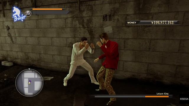 YAKUZA 0 Leisure king, no damage, no upgrades, no equipment. смотреть онлайн