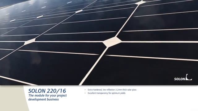Solar panel Solon 220/16 Series (240-245-250W) Mono & Poly смотреть онлайн
