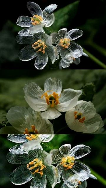 These Flowers Are Like Cinderella's Shoes The Most Glowing and Clear Flower in the World #shorts смотреть онлайн