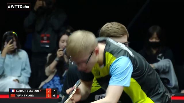 Lebrun/Lebrun vs Yuan/Xiang | MD SF | WTT Finals Men Doha 2023 смотреть онлайн
