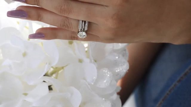 0.55 Ct. Millgrained Round Cathedral Ring Guard - TwoBirch TB-GUARD-0045-WG-H