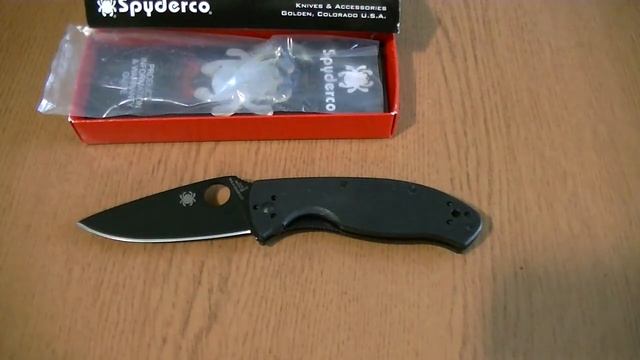 Spyderco Tenacious черный смотреть онлайн