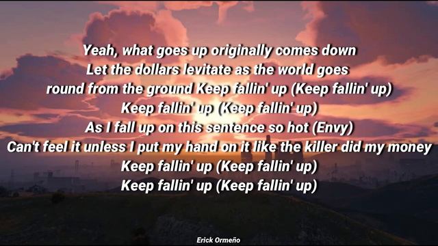 Fallin Up - Dr.Dre (Lyrics) смотреть онлайн