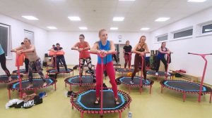 Jumpink #34 | Jumping fitness class | Rebound workout fitness on trampoline