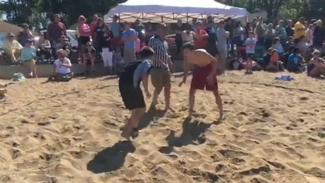 Wrestling- Beach Brawl Clear Lake, IA 7/7/18 Match 2 смотреть онлайн