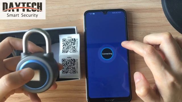 Daytech Smart Door Lock Fingerprint Waterproof Button Anti-Theft Padlock L01 смотреть онлайн