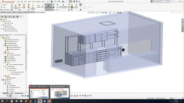 HVAC & Electronic cooling using Computational Fluid Dynamics CFD and SOLIDWORKS Flow Simulation смотреть онлайн
