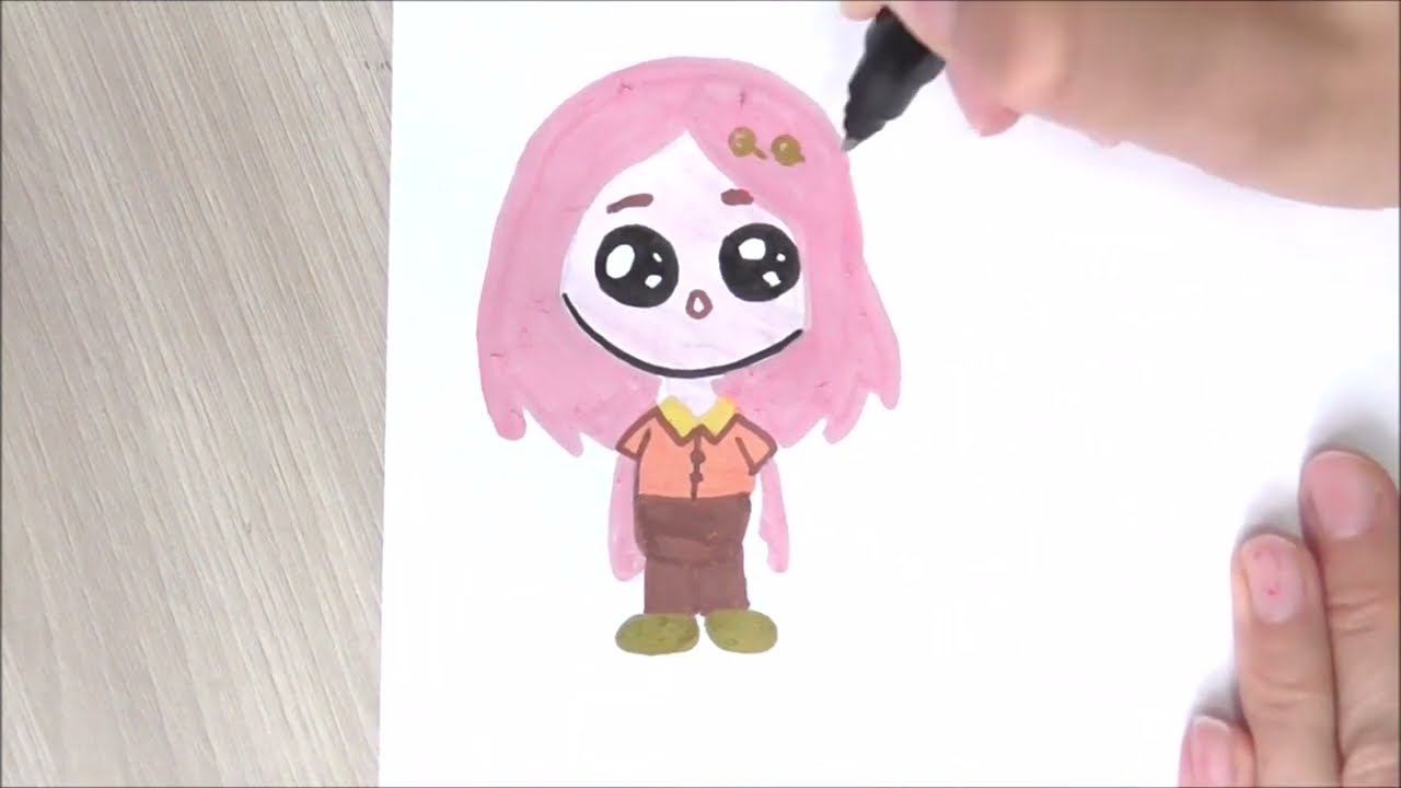 Drawing girl Toca Life Story / Toca Boca смотреть онлайн