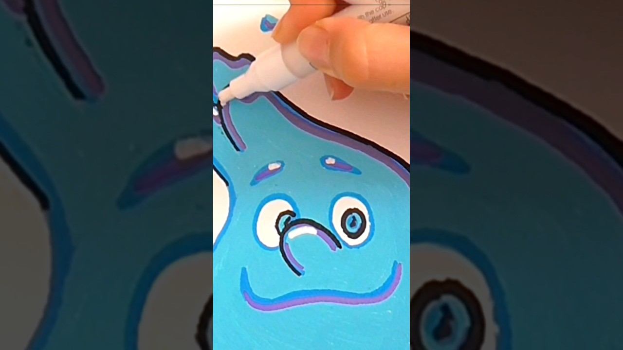 Drawing Wade Ripple from Elemental #elemental #drawing смотреть онлайн