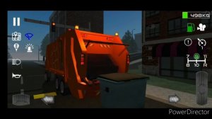 Симулятор мусоровоза. Работаю на КамАЗе 65225 мусоровозчиком. Сбор мусора и вывоз его на свалку