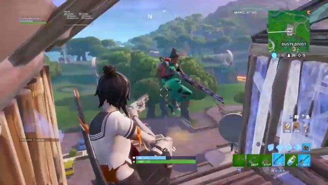 Японская школьница наказывает всех в Fortnite на PS4 смотреть онлайн