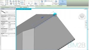 Умные семейства от BIM2B - фальцевая кровля