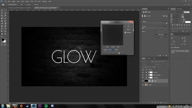 Create a neon text effect | Tutorial | Photoshop CC смотреть онлайн