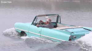 Удивительные плавающие автомобили! 5 самых крутых машин амфибий.