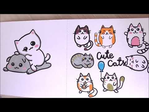How To Draw A Cat Step By Step Cat Drawing Easy смотреть онлайн