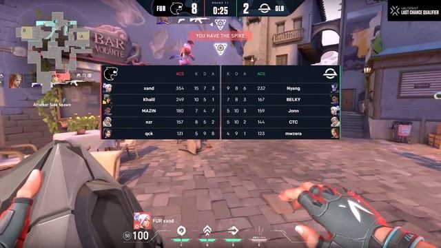 VALORANT Last Chance Qualifier: Semifinal | Gamelanders x FURIA (Mapa 2: Ascent) смотреть онлайн