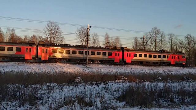 Электропоезд ЭД4М-0496 сообщением "Санкт-Петербург - Малая Вишера" смотреть онлайн