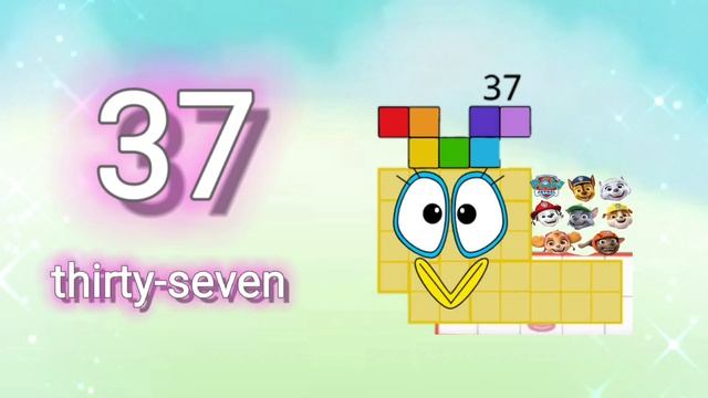 Counting 1 to 70 with Paw Patrol Blocks/ Numberblocks / Number Names in English смотреть онлайн