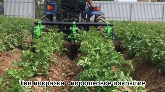 Обзор окучника Kerland ОК-300 в работе