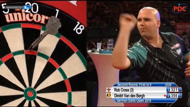 2018 German Darts Open Round 2 Cross vs van den Bergh смотреть онлайн