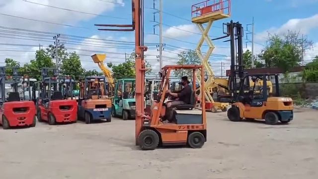 BATTERY FORKLIFT/รถยกไฟฟ้า TOYOTA 4FB15 смотреть онлайн
