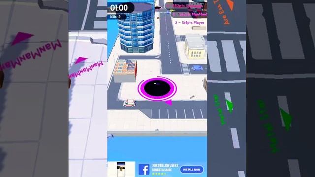 How to get out of Hole.io map смотреть онлайн