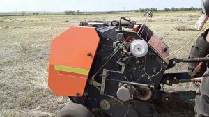 Заключительный сенос 2023 года. Китайский мини-прессподборщик 0870.