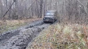 Карб К-88а от ЗИЛа  в УАЗ, пробный выезд.